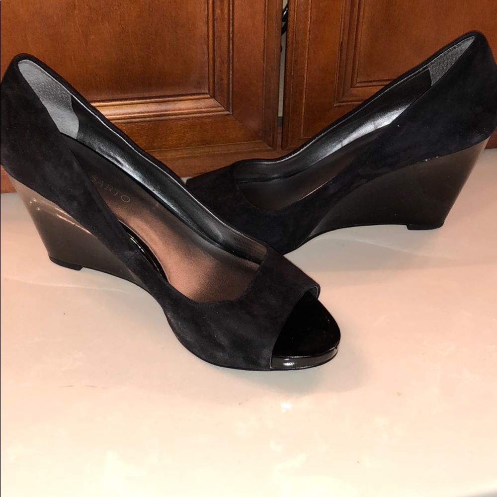 Franco Sarto André Leather Wedge